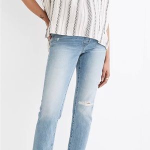 Maternity Over-the-Belly Vintage Jeans Coney Wash Size 28